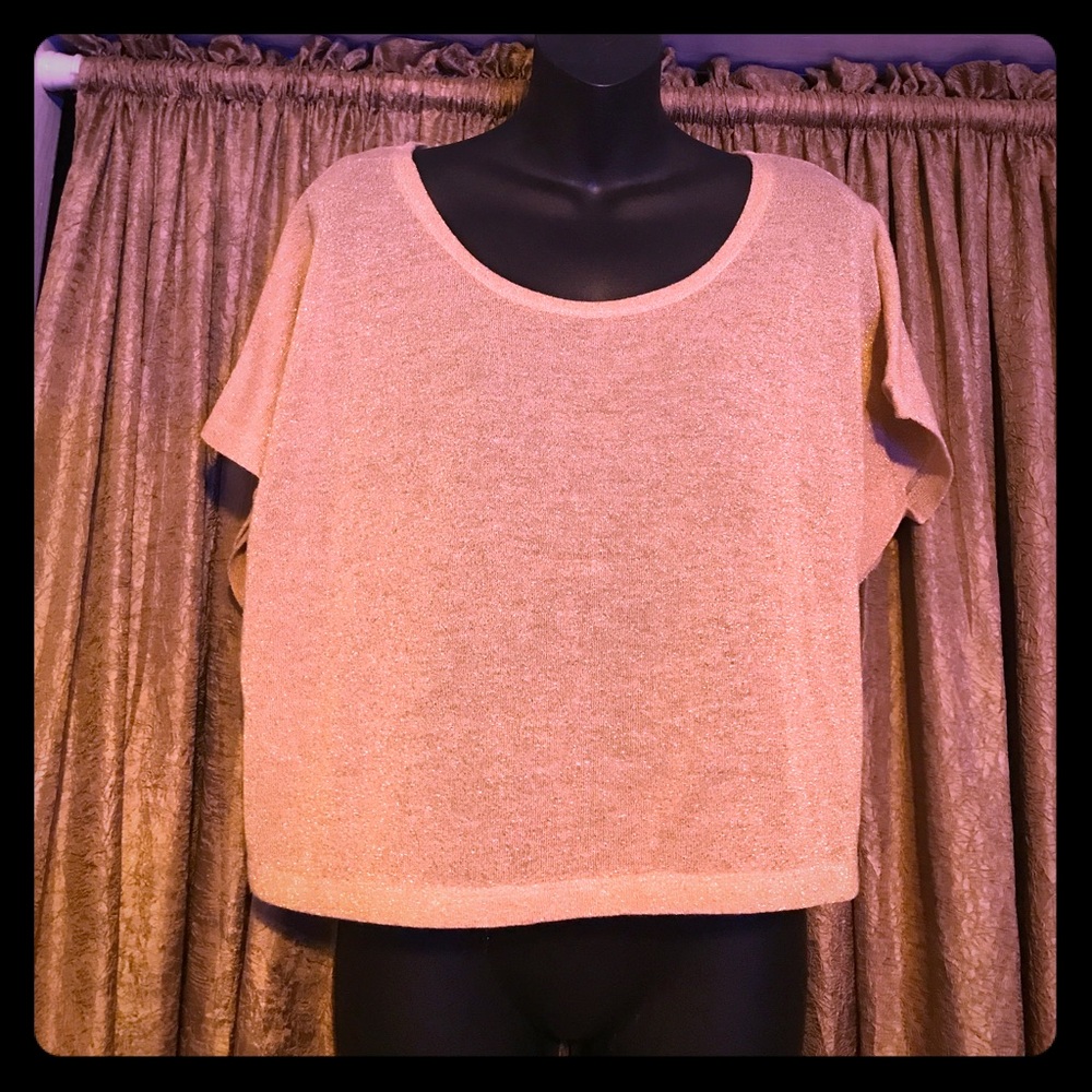 Cute sparkly gold top